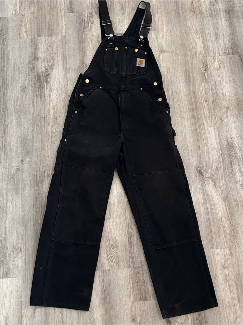 Carhartt Black Workwear Duck Overalls